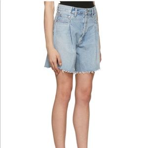 AGOLDE high waisted denim shorts sz 29